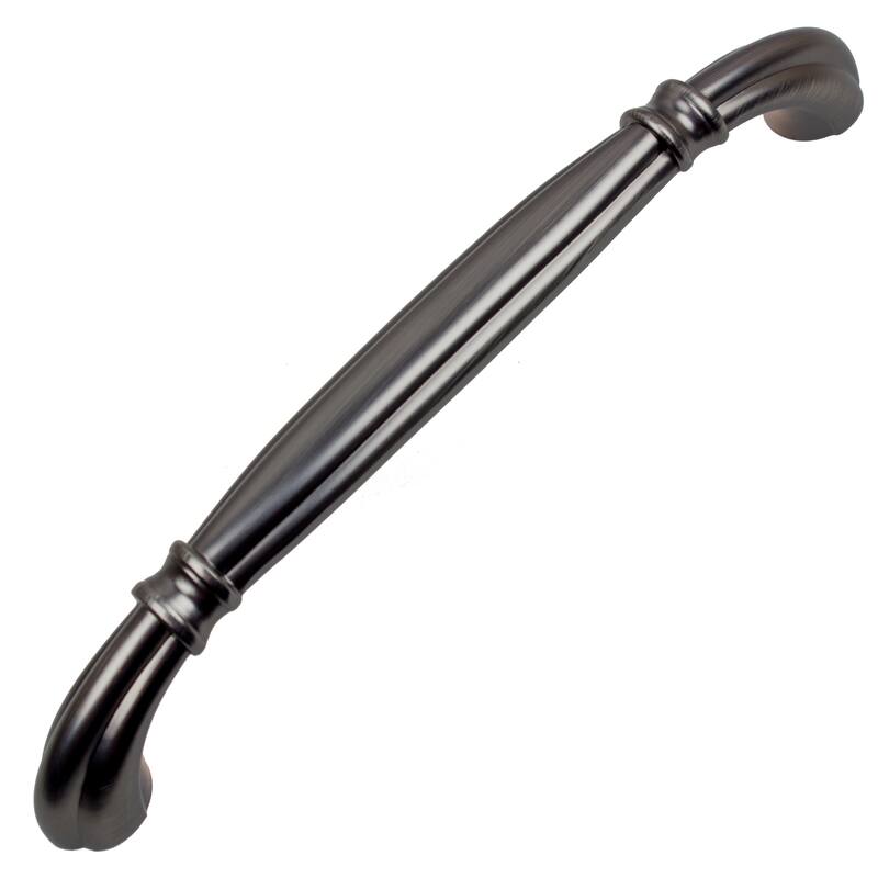 GlideRite 5-Pack 5 in. CC Brushed Black Nickel Victorian Cabinet Pulls - Brushed Black Nickel