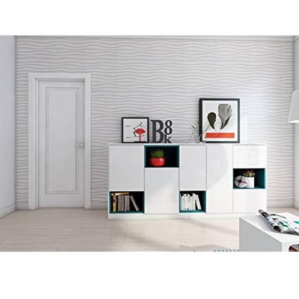 Shop 3d Embossed Pvc Panel For Wall Decor 20 X20 Pc 10pc On