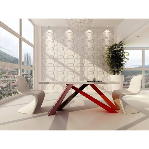 Shop 3d Embossed Pvc Panel For Wall Decor 20 X20 Pc 50pc