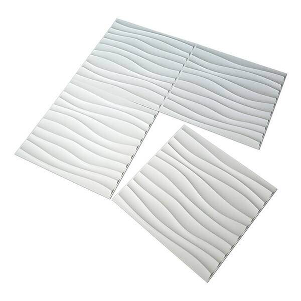 3D Embossed PVC Panel For Wall Decor, 20"x20"/pc - 20pc - Bed Bath ...