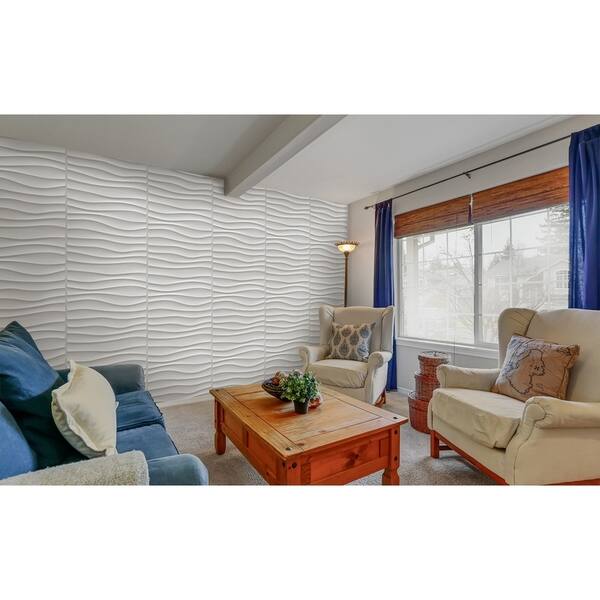Shop 3d Embossed Pvc Panel For Wall Decor 20 X20 Pc 20pc On
