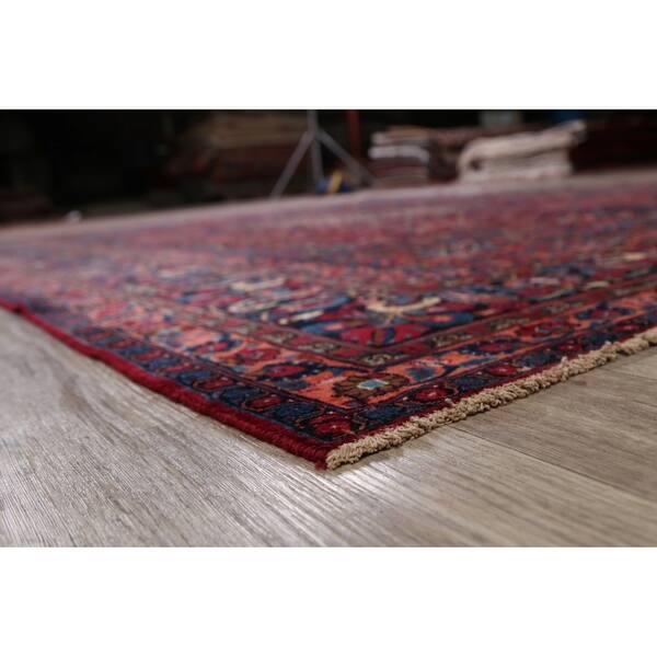 Shop Antique Floral Mood Persian Area Rug Hand Knotted Living Room Carpet 8 11 X 12 3 On Sale Overstock 30890092