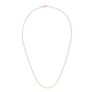 IcedTime 14K Rose Gold Cable Chain 20 inch long x1.1mm wide 