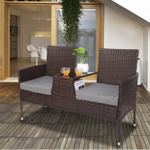 Shop Outdoor Patio Furniture Sets Rattan Chair Wicker Set Backyard Porch Garden Poolside Balcony Overstock 30892611