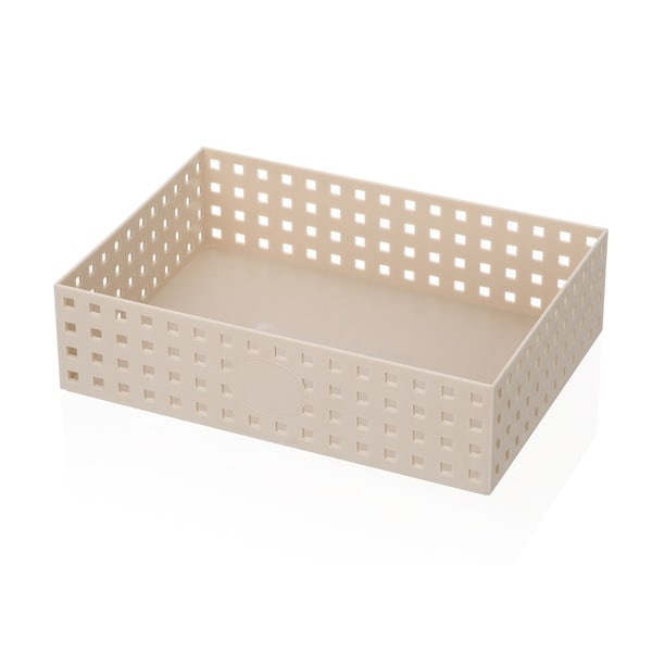 Ybm Home Plastic Shelf Storage Baskets for Storing Household Items