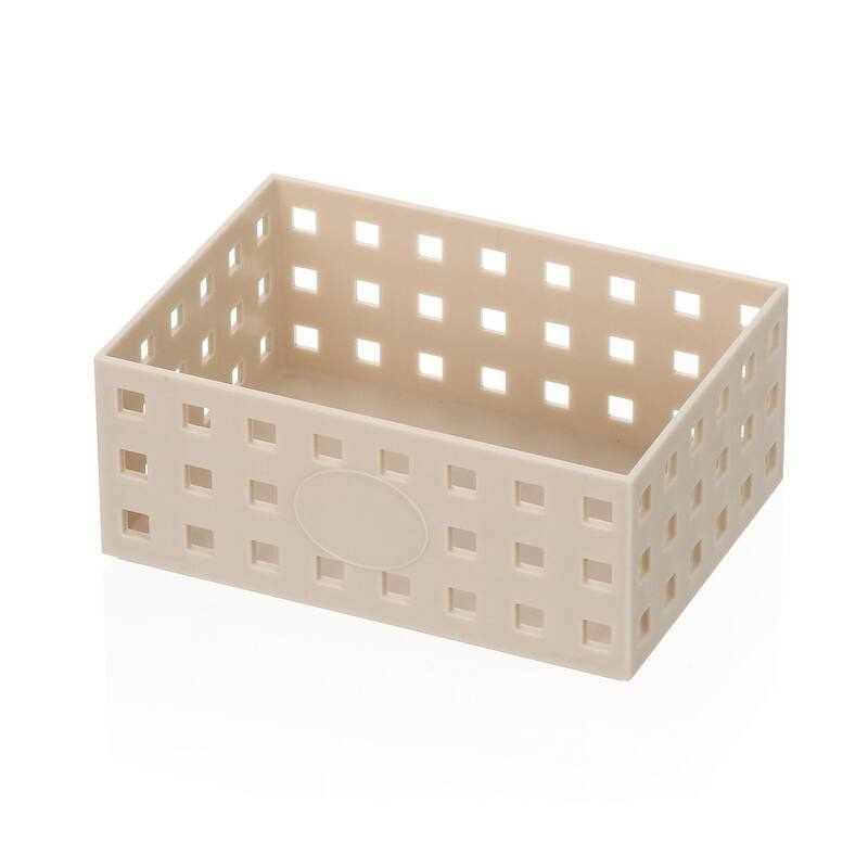 Ybm Home Plastic Shelf Storage Baskets for Storing Household Items - 6.25 x 4.5 x 2.5 inch