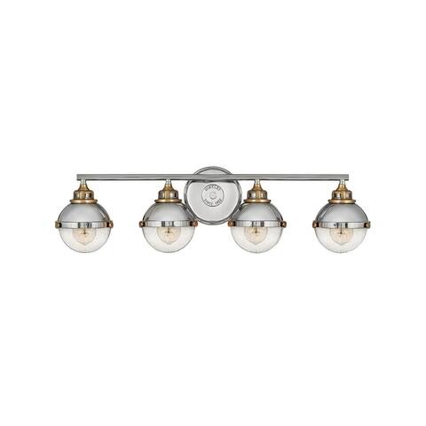Fletcher 4-Light Polished Nickel Vanity
