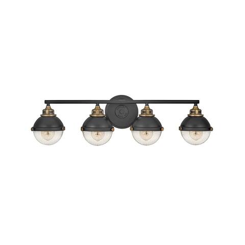 Fletcher 4-Light Black Vanity