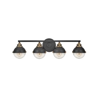 Fletcher 4-Light Black Vanity
