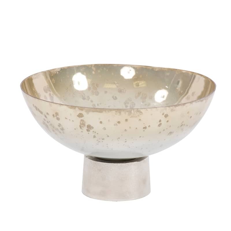 Allan Andrews Ombre Round Glass Decorative Grotto Bowl