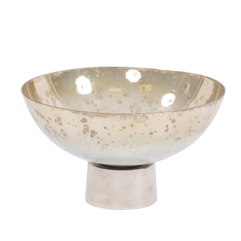 Allan Andrews Ombre Round Glass Decorative Grotto Bowl