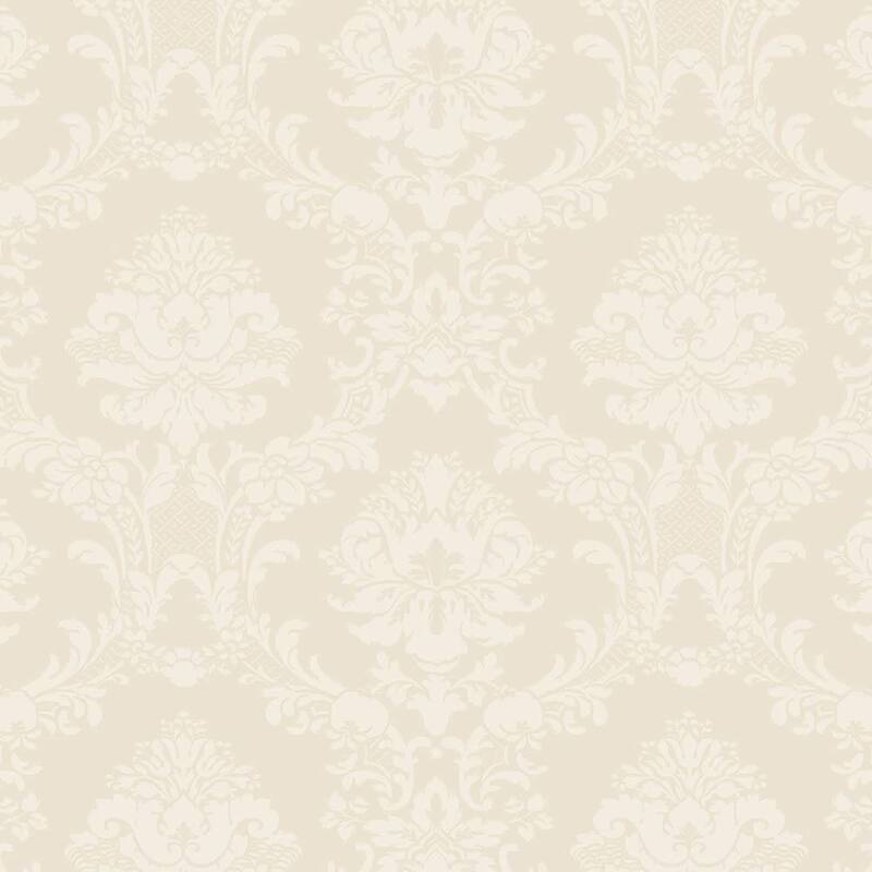 Document Damask Wallpaper
