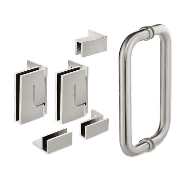 50 75 X 76 Hinged Frameless Shower Door Panel Reversible On Sale Overstock 30895105