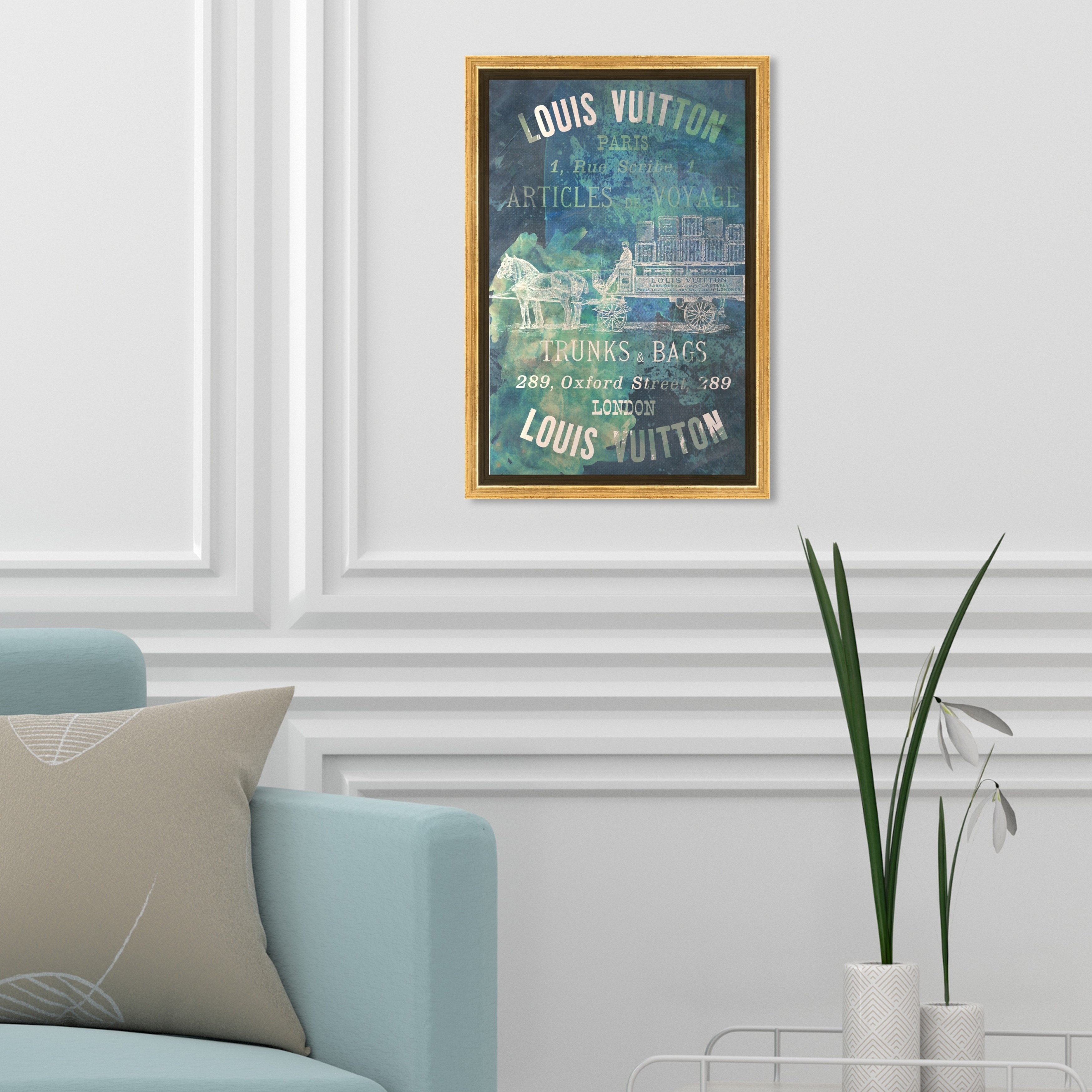 Oliver Gal Rue Scribe Canvas Wall Art