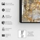 preview thumbnail 4 of 23, Oliver Gal Fashion and Glam Wall Art Framed Canvas Prints 'No1 Bag' Handbags - Gold, White