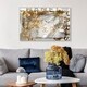 preview thumbnail 20 of 23, Oliver Gal Fashion and Glam Wall Art Framed Canvas Prints 'No1 Bag' Handbags - Gold, White 36 x 24 - White