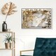 preview thumbnail 14 of 23, Oliver Gal Fashion and Glam Wall Art Framed Canvas Prints 'No1 Bag' Handbags - Gold, White 15 x 10 - White