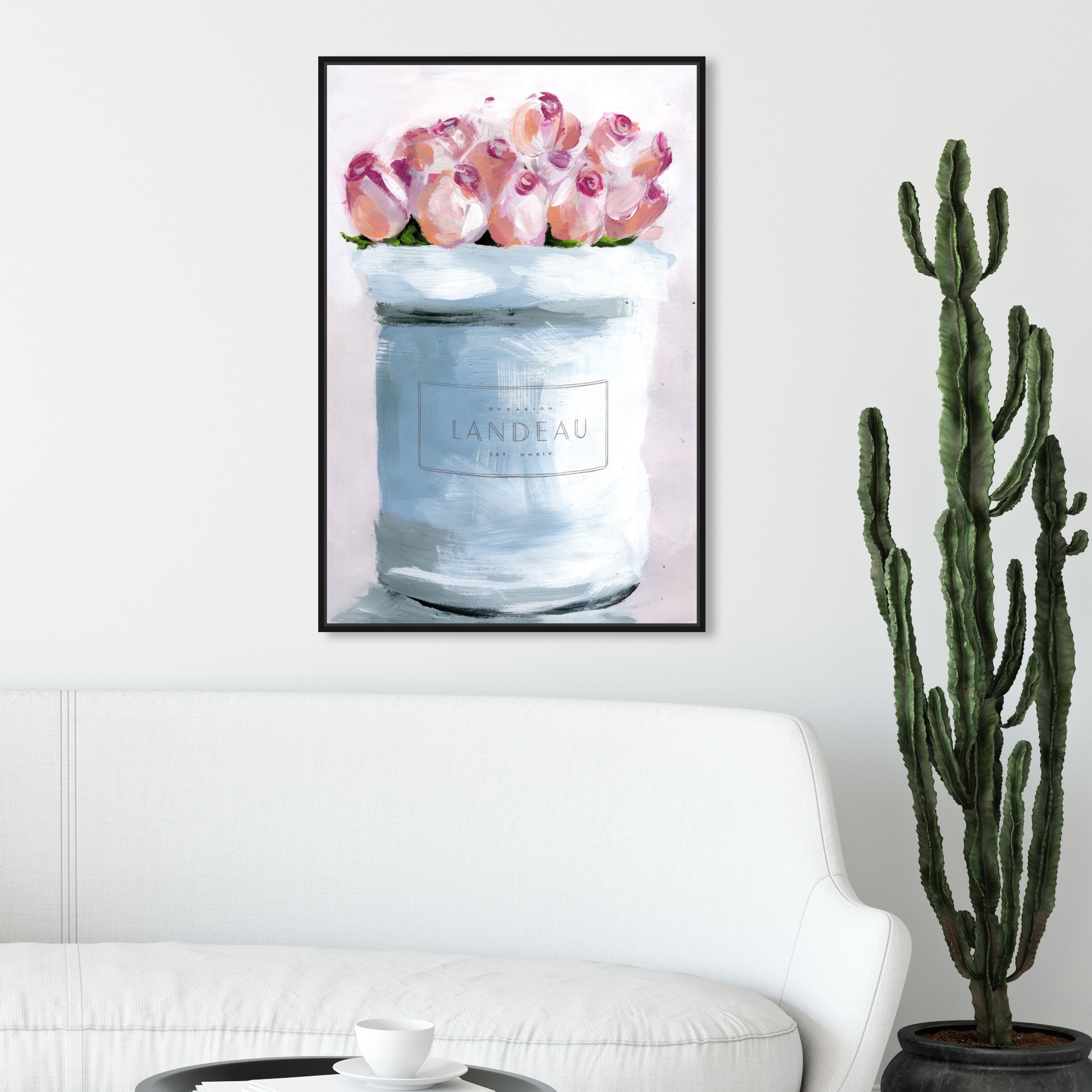 Oliver Gal Floral and Botanical Wall Art Framed Canvas Prints 'The  Loveliest Flowers' Florals Pink, White On Sale Bed Bath  Beyond  30896289
