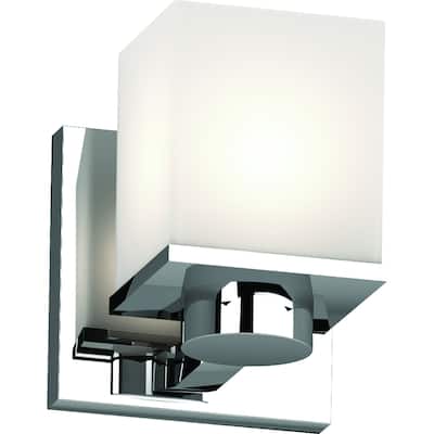 Volume Lighting Sharyn 1-Light Indoor Chrome Bathroom Wall Sconce