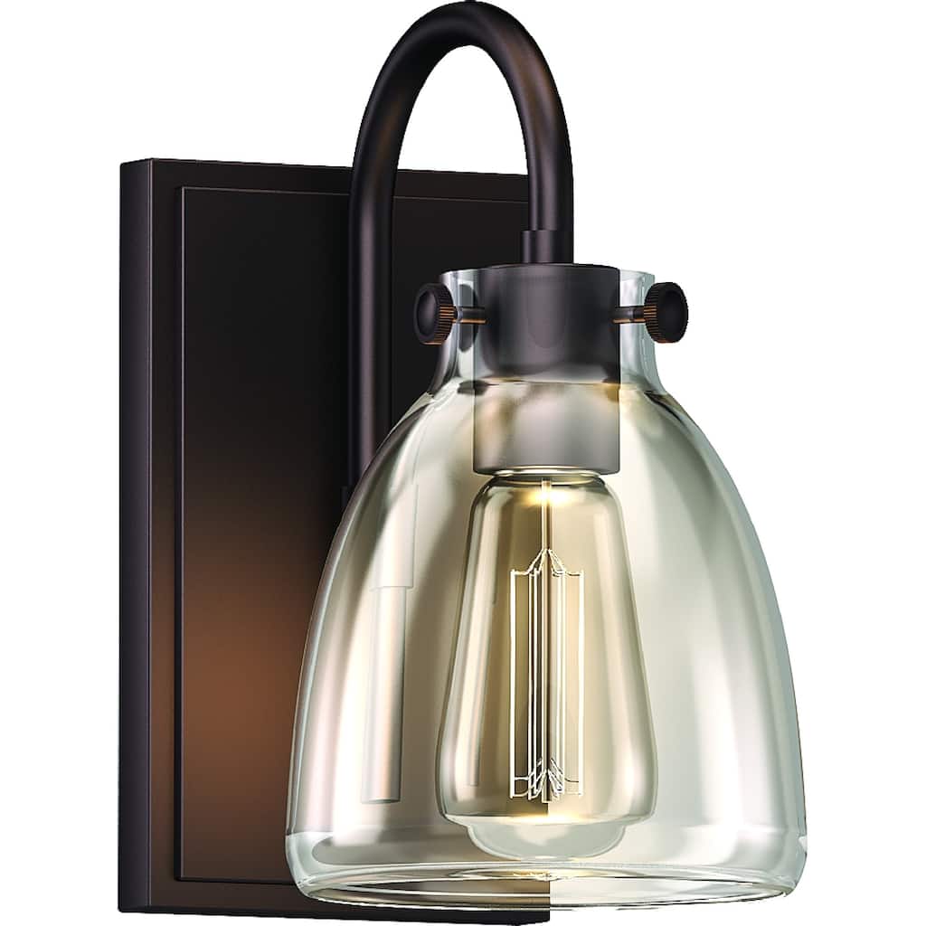 Volume Lighting 1-Light Indoor Antique Bronze Vintage Sconce