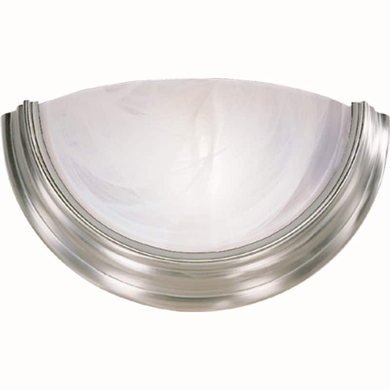 Volume Lighting Lunar 1-Light Indoor Brushed Nickel Wall Sconce