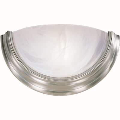 Volume Lighting Lunar 1-Light Indoor Brushed Nickel Wall Sconce