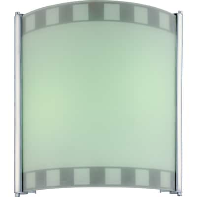 Volume Lighting 2-Light Silver Grey Interior Wall Sconce