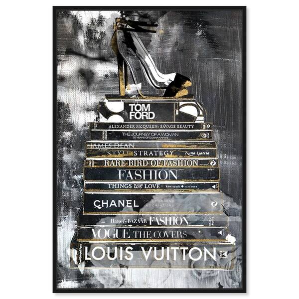 Oliver Gal Fashion and Glam Wall Art Framed Canvas Prints 'Clear