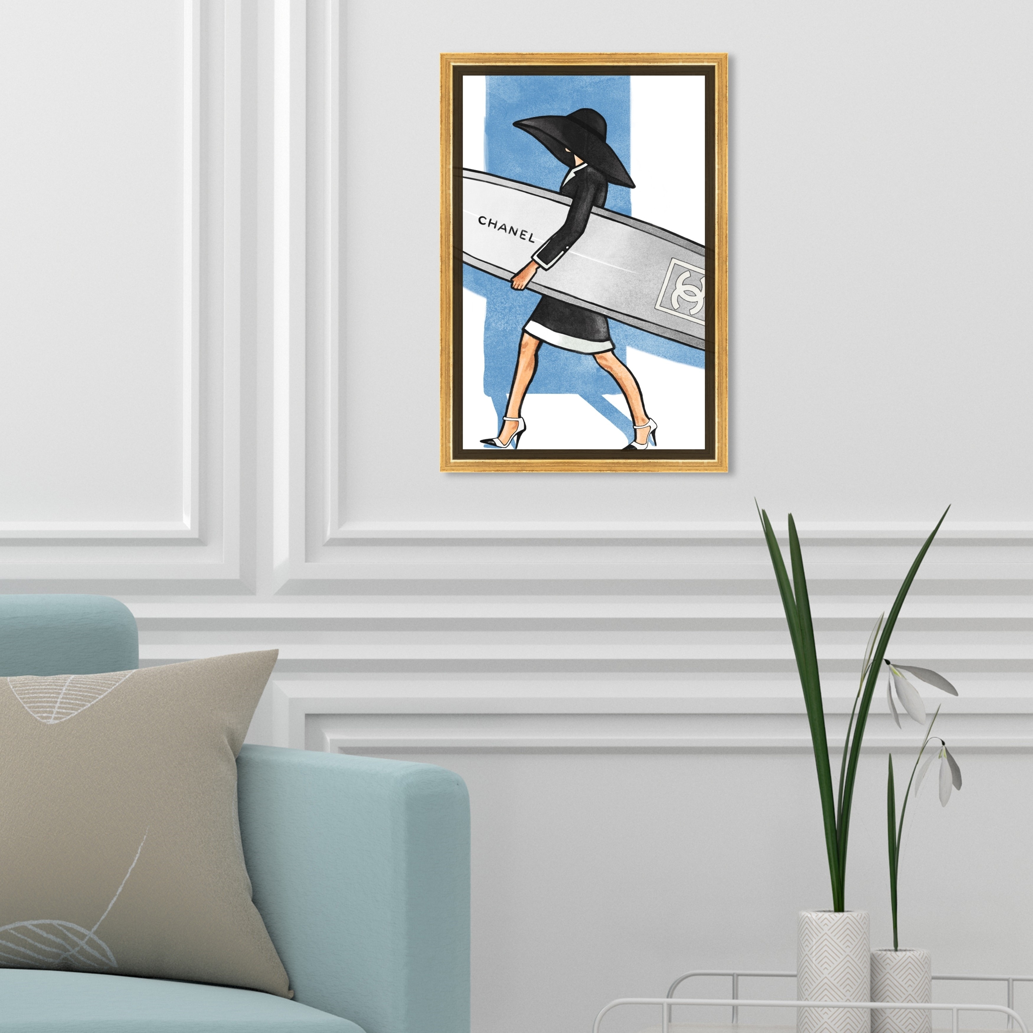 Oliver Gal Fashion and Glam Wall Art Framed Canvas Prints