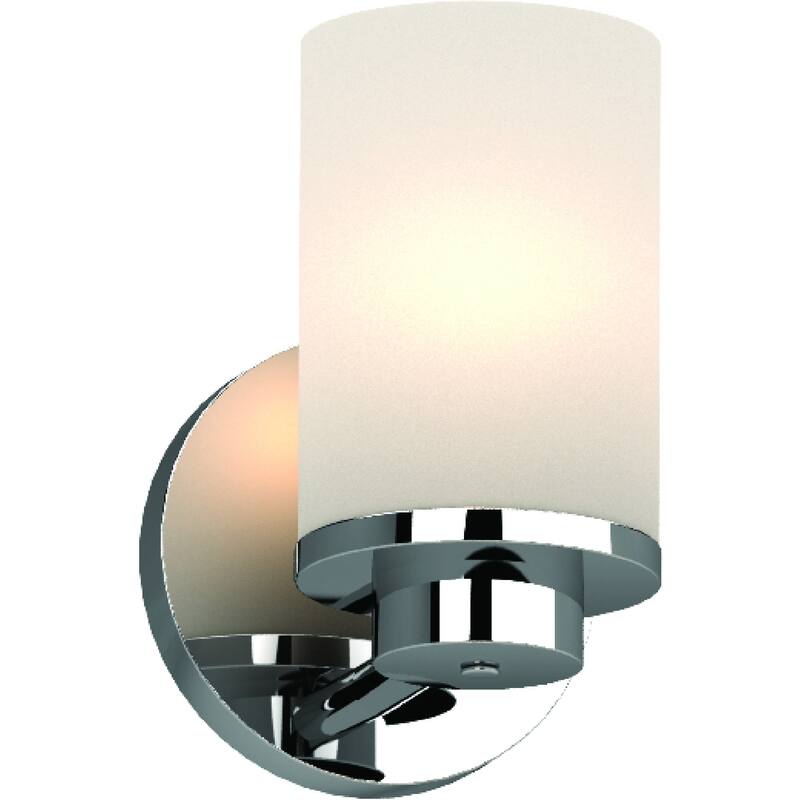 Volume Lighting Sharyn 1-Light Indoor Chrome Vanity Wall Sconce
