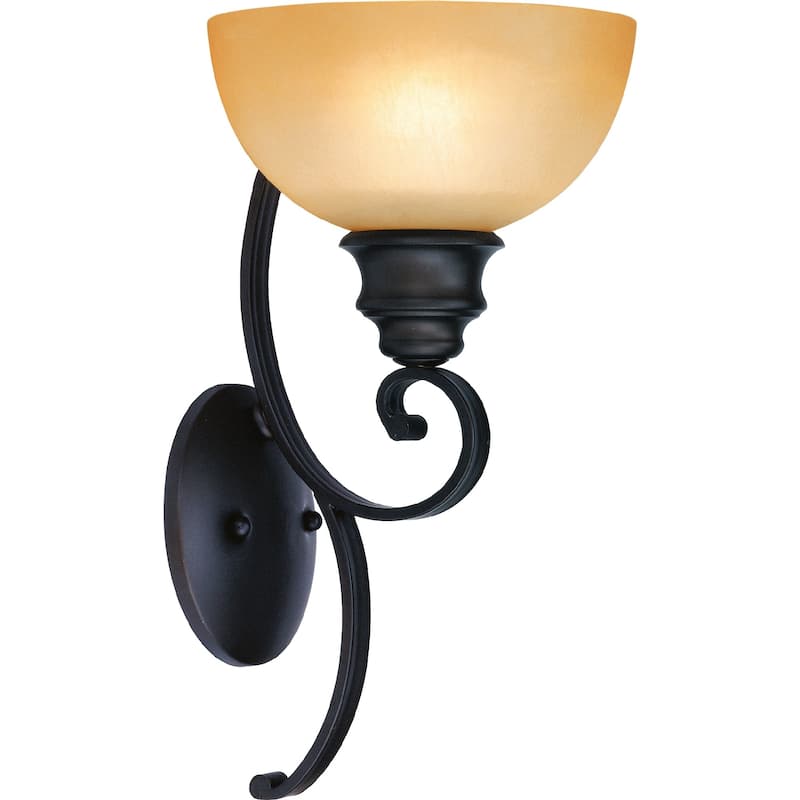 Volume Lighting Rainier 1-Light Indoor Foundry Bronze Wall Sconce