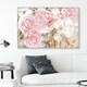 preview thumbnail 21 of 23, Oliver Gal Floral and Botanical Wall Art Framed Canvas Prints 'Basket O' Roses' Florals - Pink, Green 45 x 30 - White