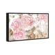 preview thumbnail 3 of 23, Oliver Gal Floral and Botanical Wall Art Framed Canvas Prints 'Basket O' Roses' Florals - Pink, Green