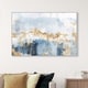 preview thumbnail 23 of 23, Oliver Gal Abstract Wall Art Framed Canvas Prints 'Eight Days a Week' Watercolor - Blue, Gold