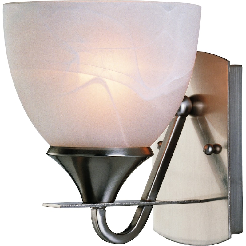 Volume Lighting Durango 1-Light Indoor Brushed Nickel Bath