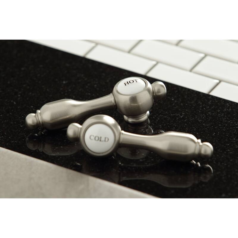 Kingston Brass Tudor Bridge Kitchen Faucet with Brass Sprayer