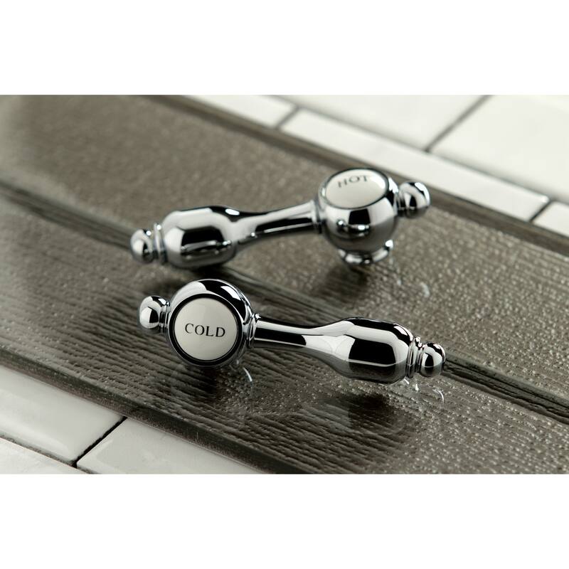 Kingston Brass Tudor Bridge Kitchen Faucet with Brass Sprayer