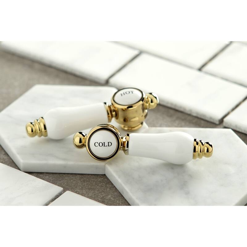 Kingston Brass Bel-Air Wall Mount Bridge Kitchen Faucet with Brass Sprayer
