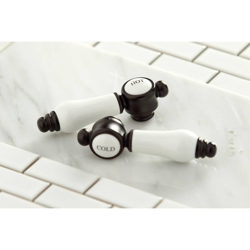 Kingston Brass Bel-Air Wall Mount Bridge Kitchen Faucet with Brass Sprayer