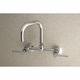 preview thumbnail 8 of 20, Kingston Brass Concord 8-Inch Adjustable Center Wall Mount Kitchen Faucet
