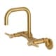preview thumbnail 17 of 20, Kingston Brass Concord 8-Inch Adjustable Center Wall Mount Kitchen Faucet