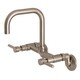 preview thumbnail 20 of 20, Kingston Brass Concord 8-Inch Adjustable Center Wall Mount Kitchen Faucet
