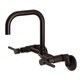 preview thumbnail 12 of 20, Kingston Brass Concord 8-Inch Adjustable Center Wall Mount Kitchen Faucet