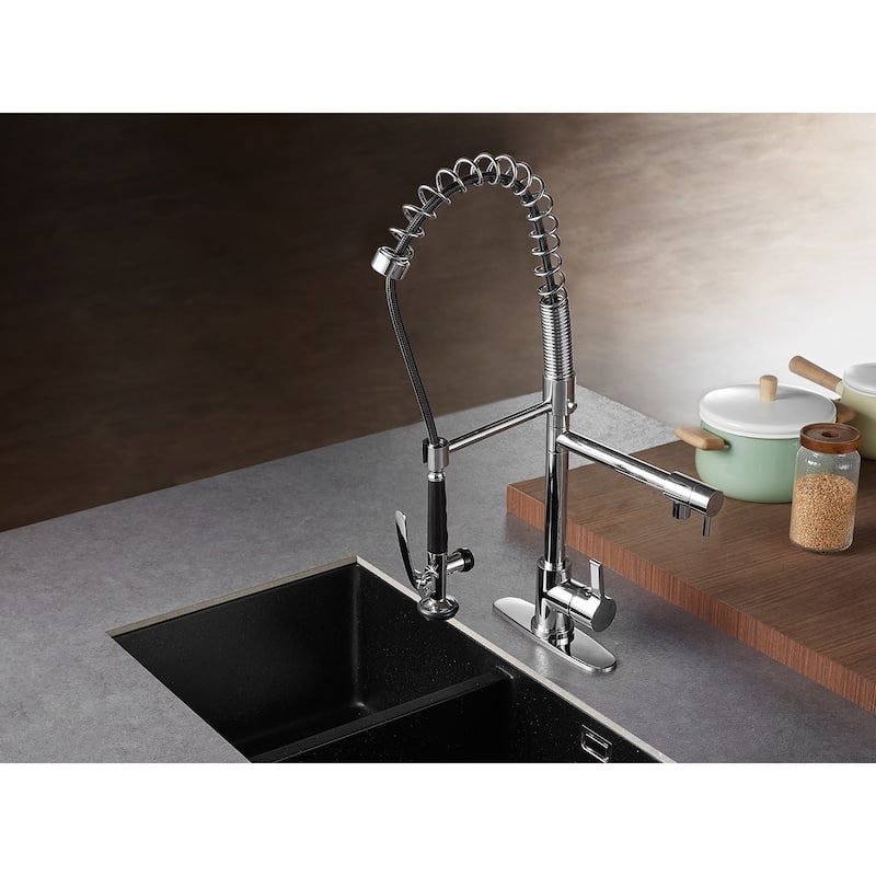 Continental Single-Handle Pre-Rinse Kitchen Faucet