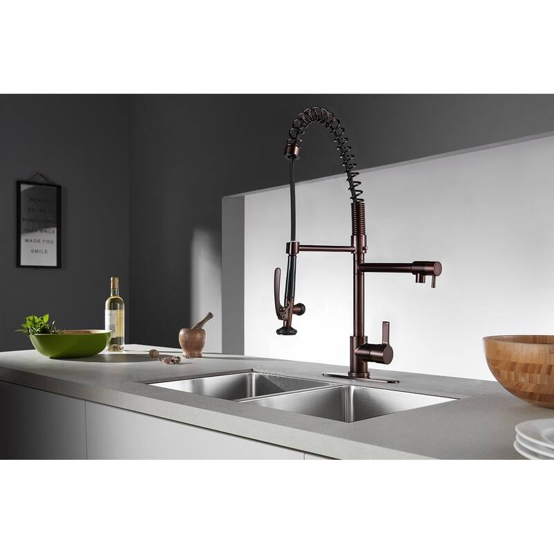 Continental Single-Handle Pre-Rinse Kitchen Faucet