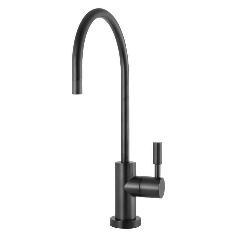 Kingston Brass Concord Reverse Osmosis System Filtration Water Air Gap Faucet - Matte Black