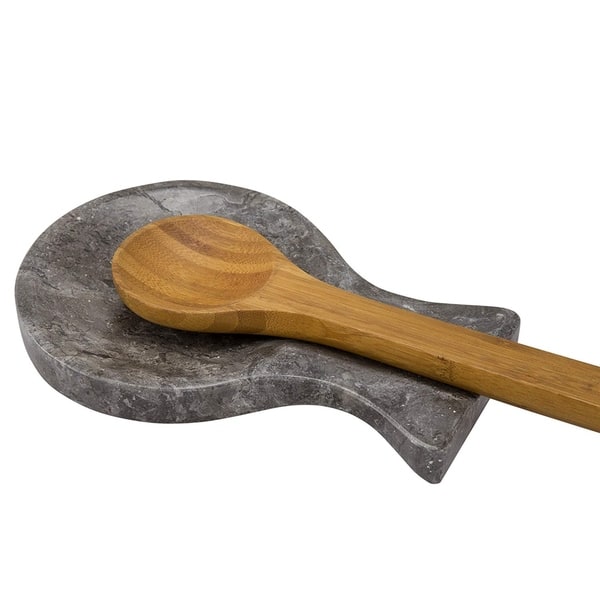 Wooden Cooking Utensils with Holder & Spoon Rest