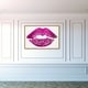 Oliver Gal Fashion And Glam Wall Art Framed Canvas Prints 'solid Kiss 