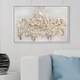 preview thumbnail 1 of 23, Oliver Gal Fashion and Glam Wall Art Framed Canvas Prints 'Candelabro' Chandeliers - Gold, White 30 x 20 - White