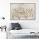 preview thumbnail 10 of 23, Oliver Gal Fashion and Glam Wall Art Framed Canvas Prints 'Candelabro' Chandeliers - Gold, White 54 x 36 - Gold